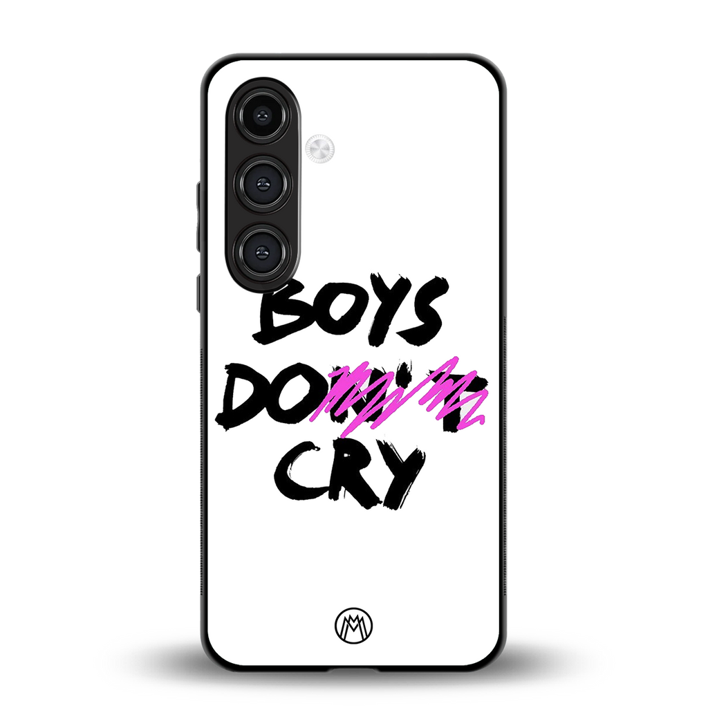 boys do cry back phone cover | glass case for samsung galaxy s25