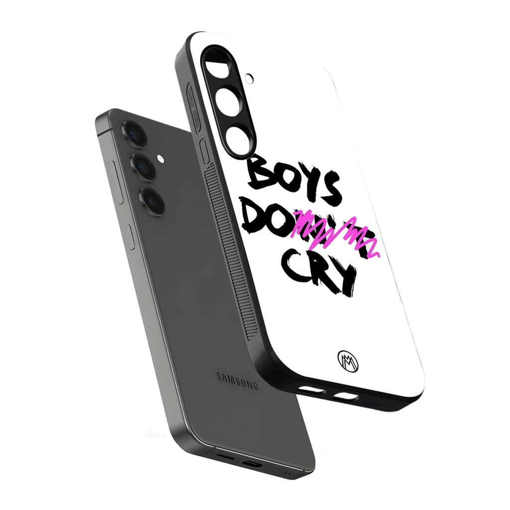 boys do cry back phone cover | glass case for samsung galaxy s24