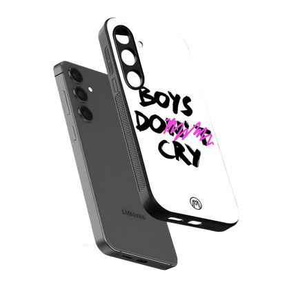 boys do cry back phone cover | glass case for samsung galaxy s24 plus