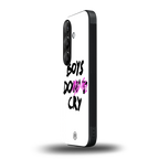 boys do cry back phone cover | glass case for samsung galaxy s24 plus