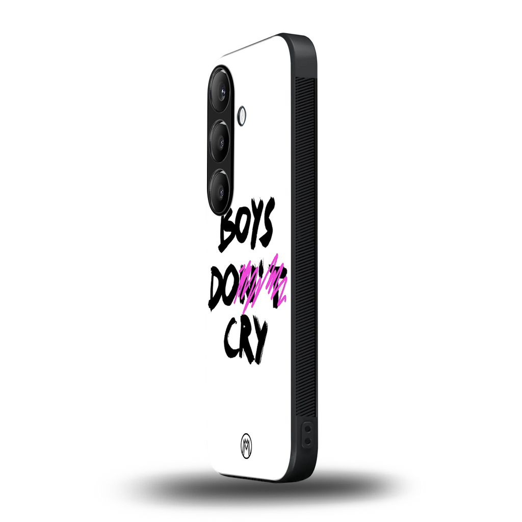 boys do cry back phone cover | glass case for samsung galaxy s23