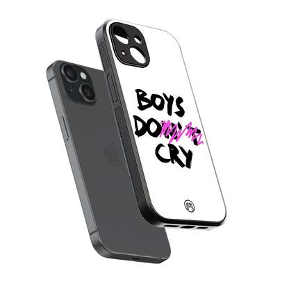 boys do cry back phone cover | glass case for iphone 15