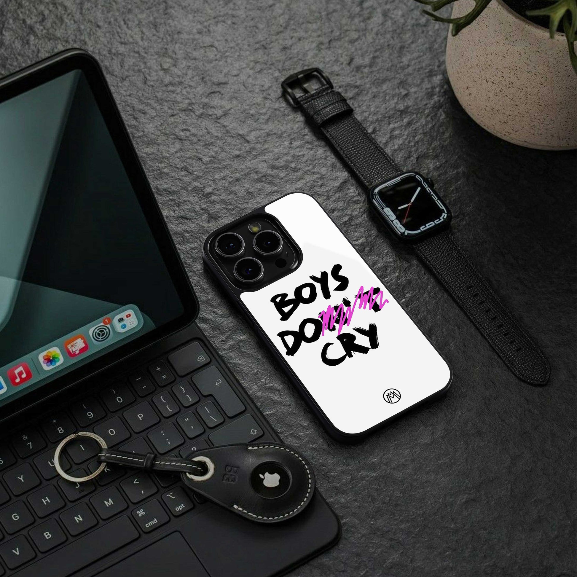 boys do cry back phone cover | glass case for iphone 16e