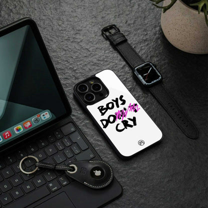 boys do cry back phone cover | glass case for iphone 14 pro max