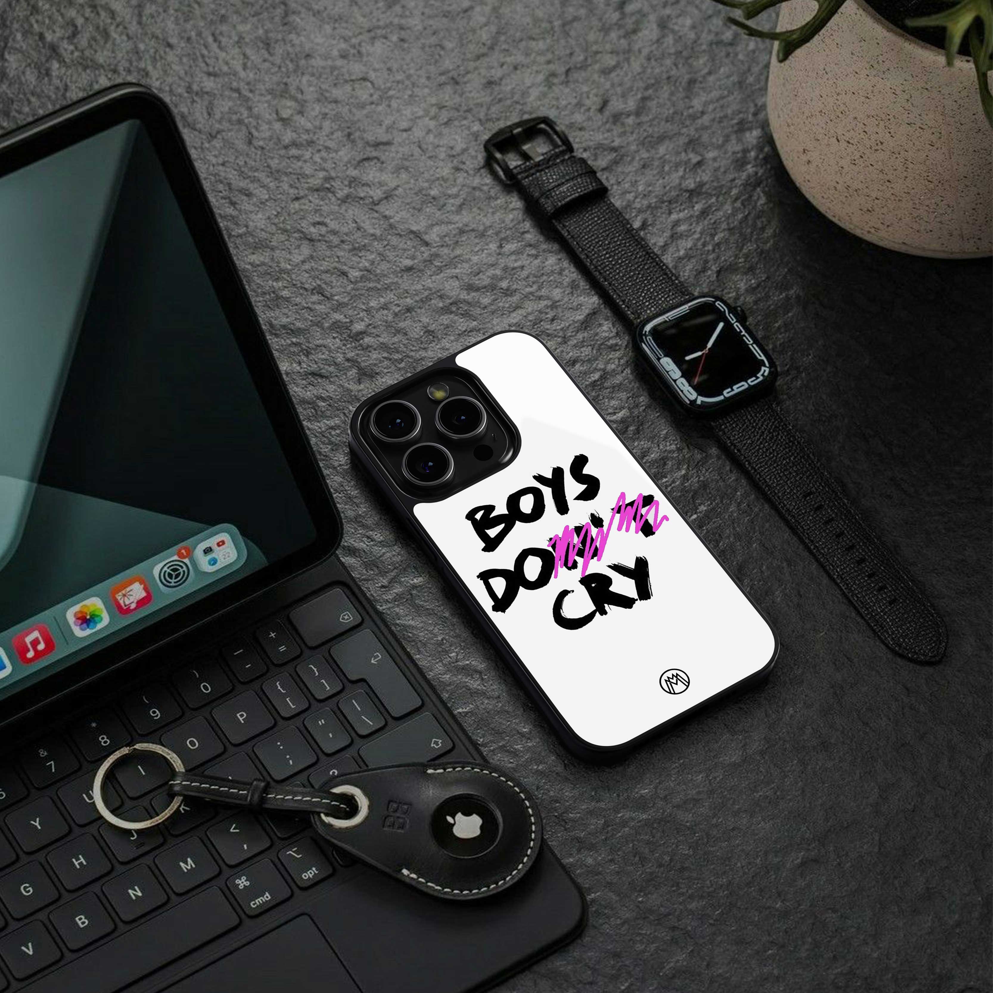 Boys Do Cry Phone Cover | Glass Case