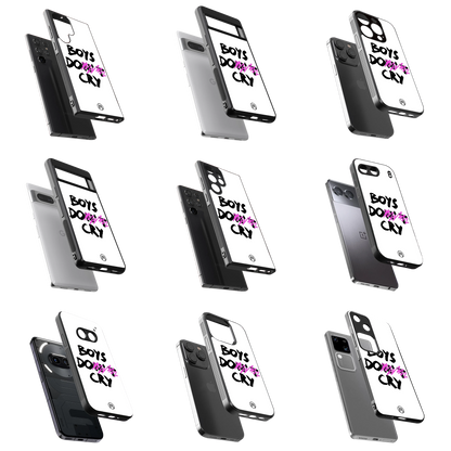Durable Glass Back Mobile Case for iPhone, Samsung, OnePlus, Google Pixel, Redmi, Vivo, Oppo