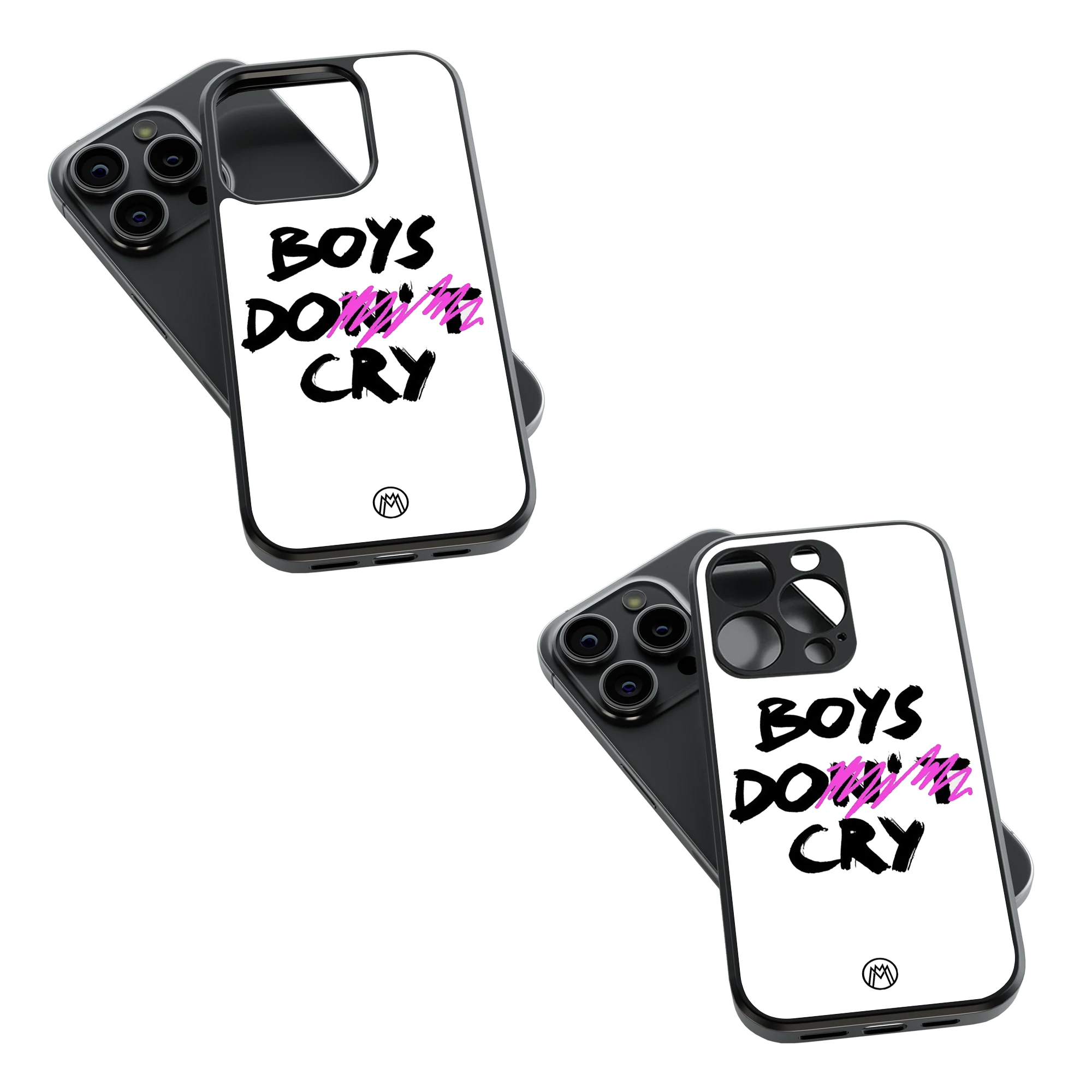 Trendy Glass Back Mobile Case for iPhone, Samsung, Redmi, OnePlus, Google Pixel, Motorola