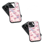 Trendy Glass Back Mobile Case for iPhone, Samsung, Redmi, OnePlus, Google Pixel, Motorola