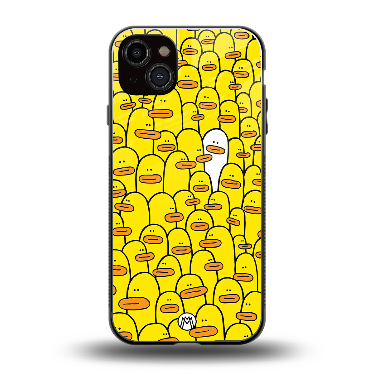 brian the duck back phone cover | glass case for iphone 14 plus