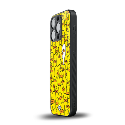 brian the duck back phone cover | glass case for iphone 14 pro