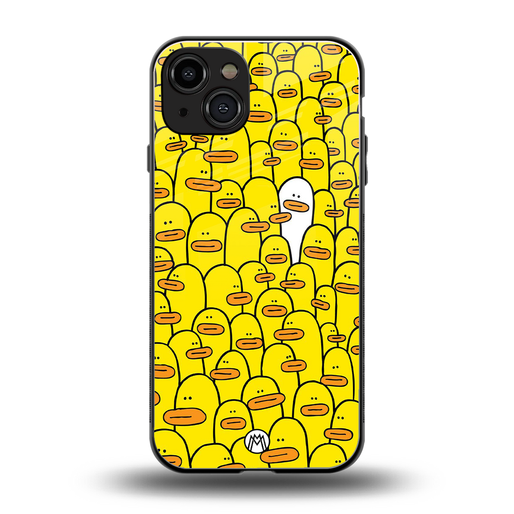 brian the duck back phone cover | glass case for iphone 15
