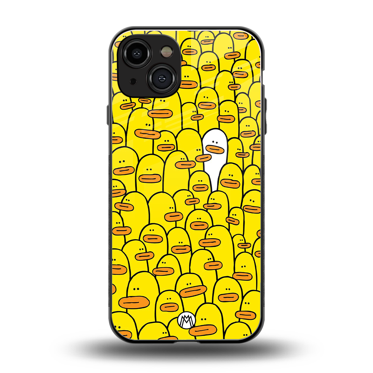 brian the duck back phone cover | glass case for iphone 15