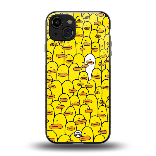 brian the duck back phone cover | glass case for iphone 15
