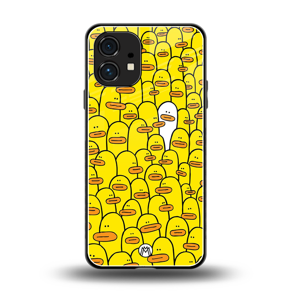 brian the duck back phone cover | glass case for nothing phone 1