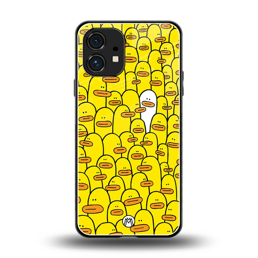 brian the duck back phone cover | glass case for nothing phone 1
