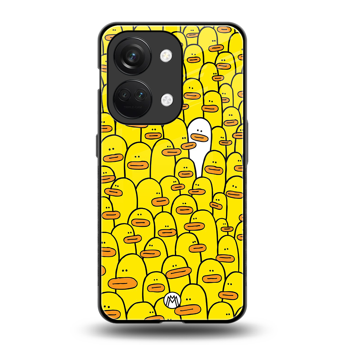 brian the duck back phone cover | glass case for oneplus nord 3