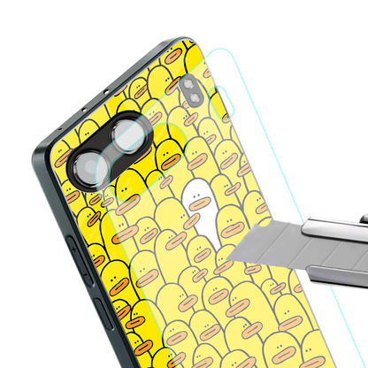 brian the duck back phone cover | glass case for oneplus nord 4