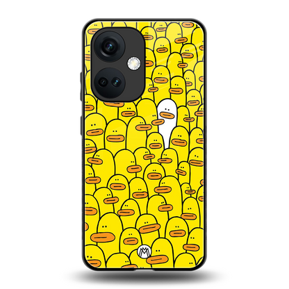 brian the duck back phone cover | glass case for oneplus nord ce 3
