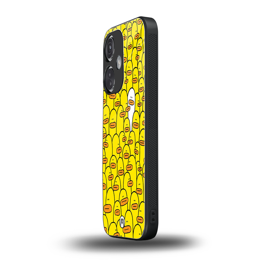 brian the duck back phone cover | glass case for oneplus nord ce 3