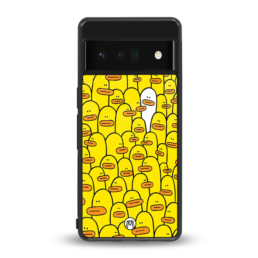 brian the duck back phone cover | glass case for google pixel 6 pro