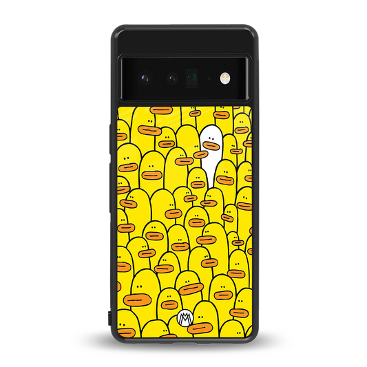 brian the duck back phone cover | glass case for google pixel 6 pro