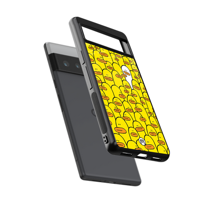 brian the duck back phone cover | glass case for google pixel 6 pro