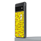 brian the duck back phone cover | glass case for google pixel 6 pro