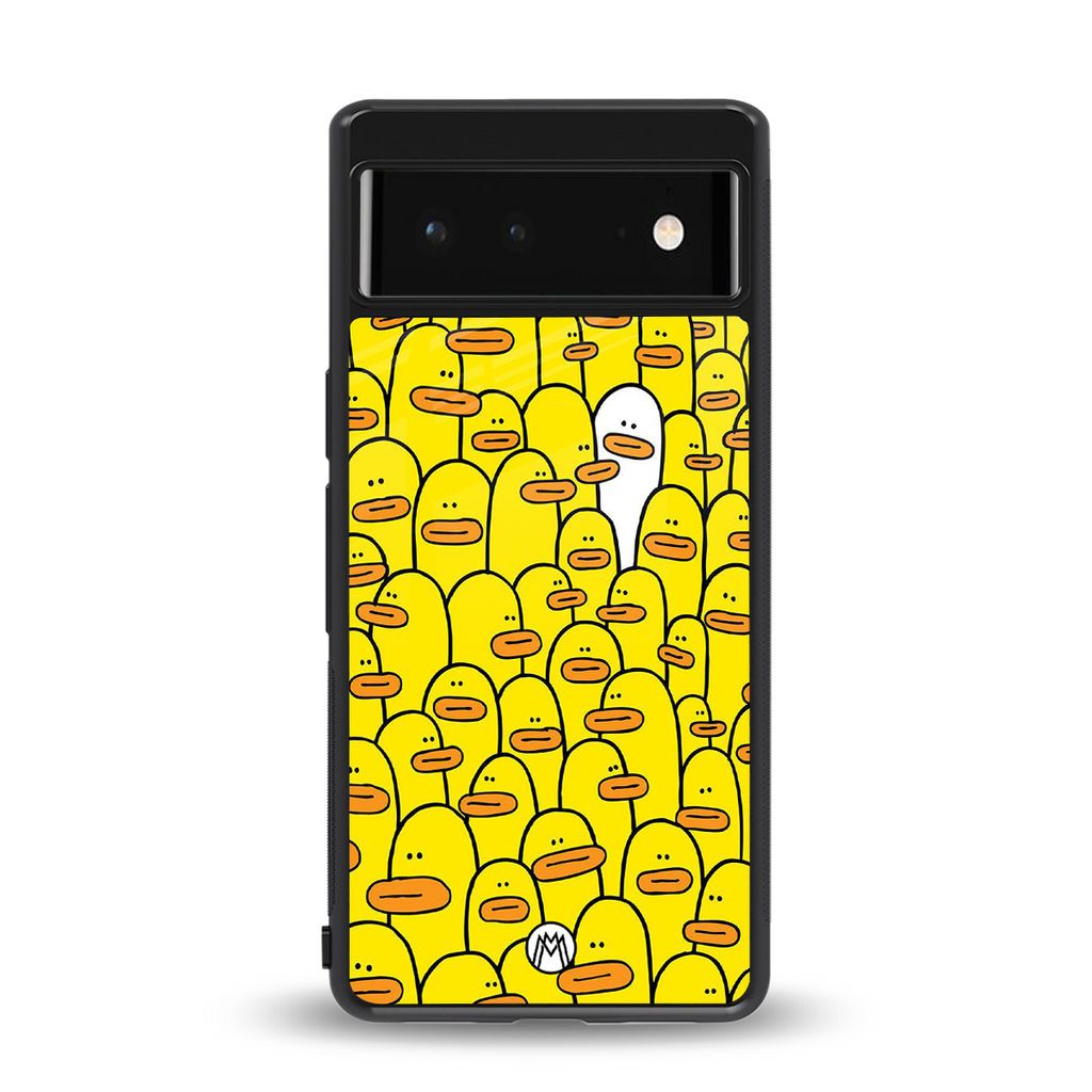 brian the duck back phone cover | glass case for google pixel 6