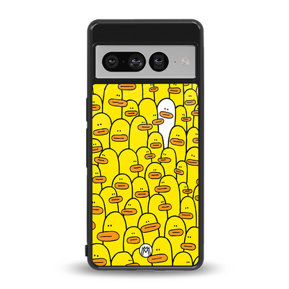 brian the duck back phone cover | glass case for google pixel 7 pro