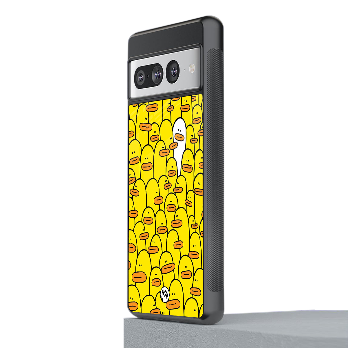 brian the duck back phone cover | glass case for google pixel 7 pro
