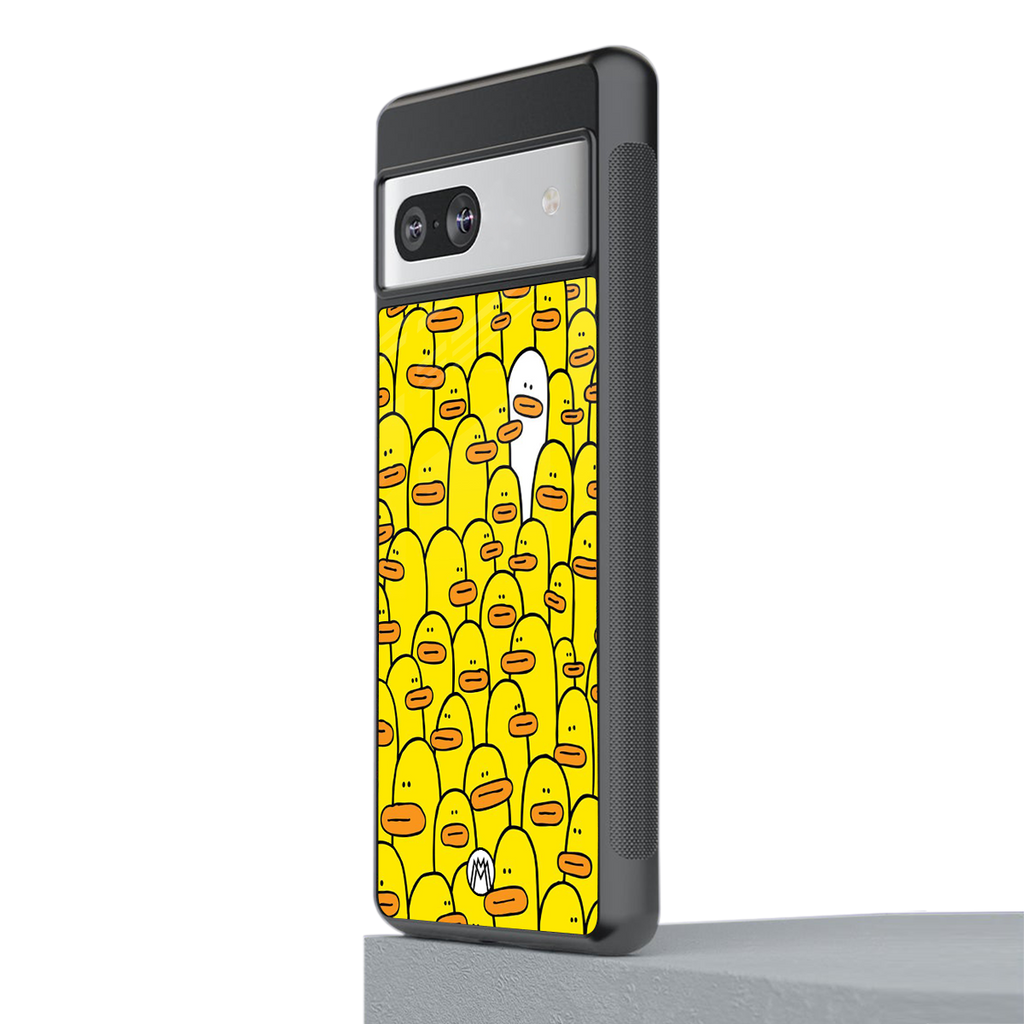 brian the duck back phone cover | glass case for Google Pixel 7
