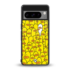 brian the duck back phone cover | glass case for google pixel 8 pro