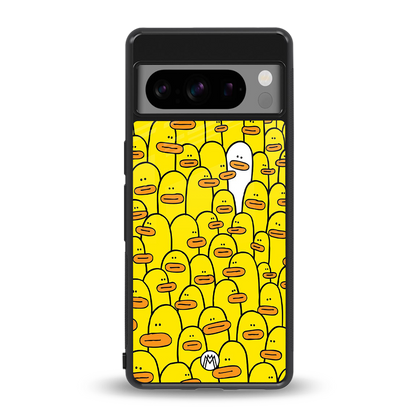 brian the duck back phone cover | glass case for google pixel 8 pro