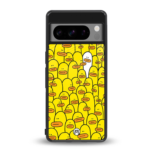 brian the duck back phone cover | glass case for google pixel 8 pro