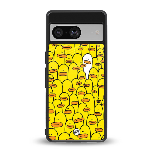 brian the duck back phone cover | glass case for Google Pixel 8