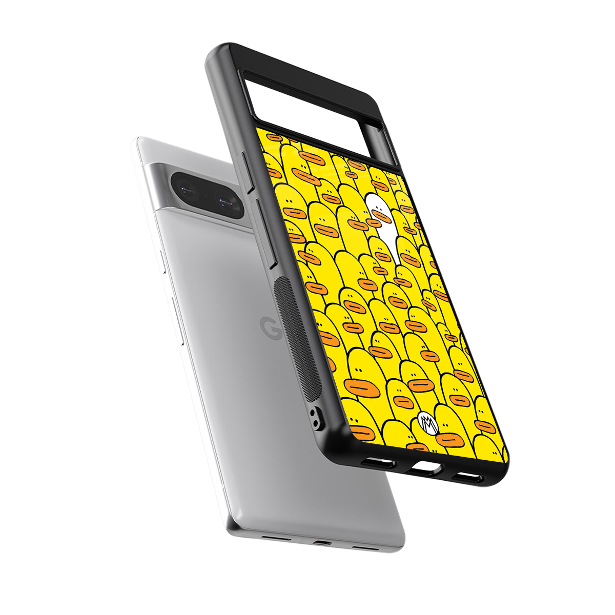 brian the duck back phone cover | glass case for Google Pixel 8