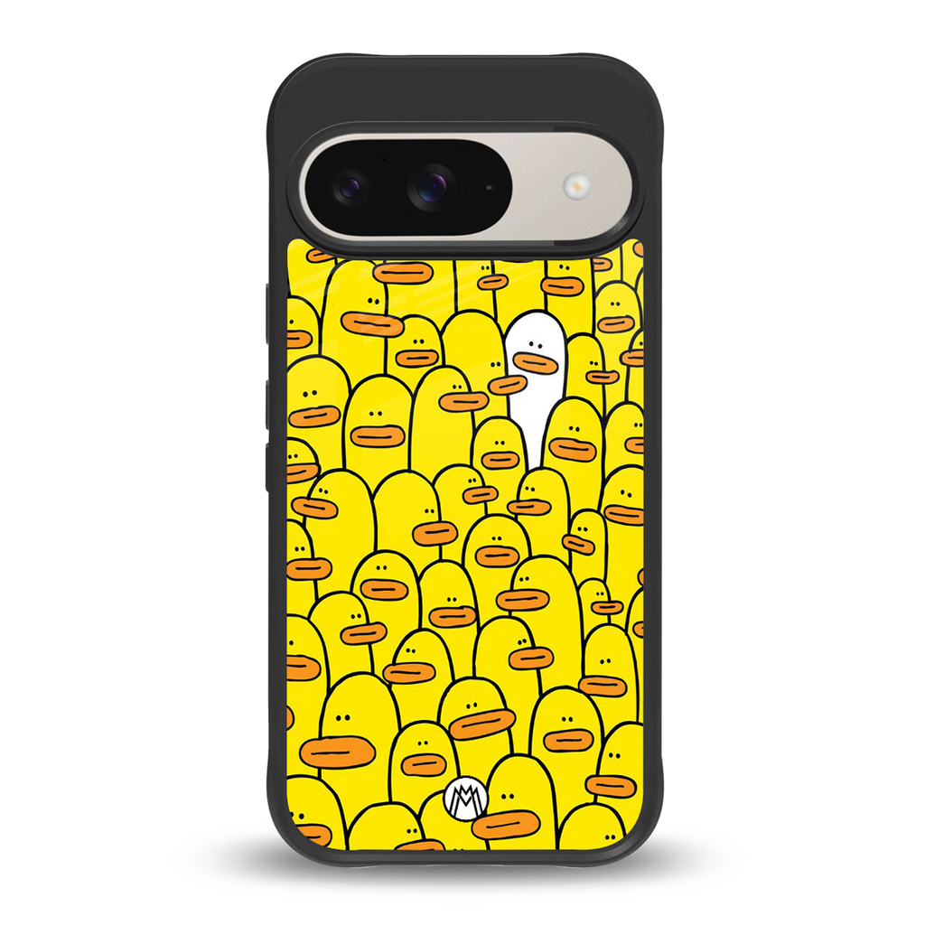 brian the duck back phone cover | glass case for google pixel 9