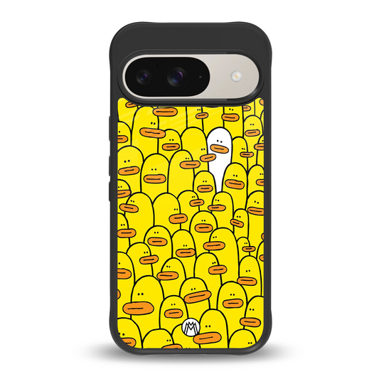 brian the duck back phone cover | glass case for google pixel 9