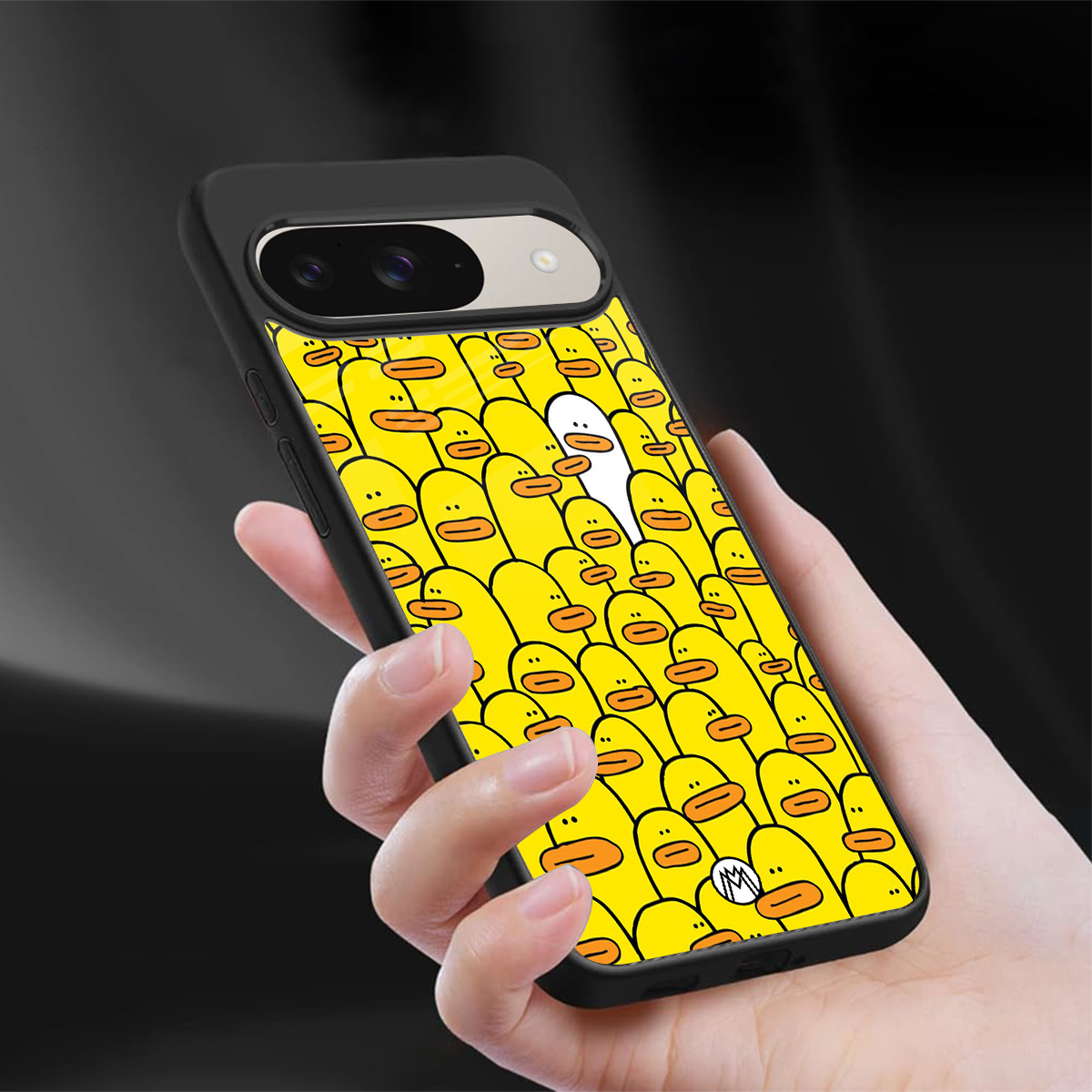 brian the duck back phone cover | glass case for google pixel 9
