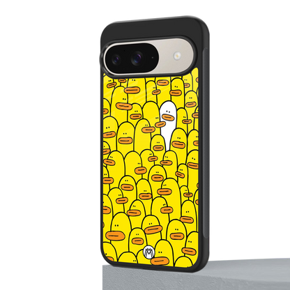 brian the duck back phone cover | glass case for google pixel 9