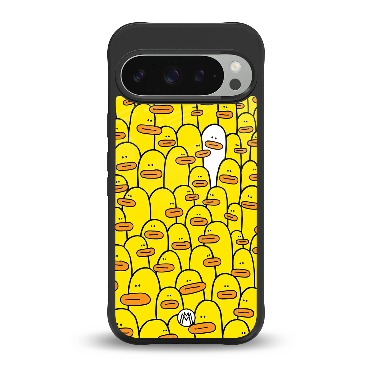 brian the duck back phone cover | glass case for google pixel 9 pro xl