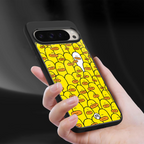 brian the duck back phone cover | glass case for google pixel 9 pro xl