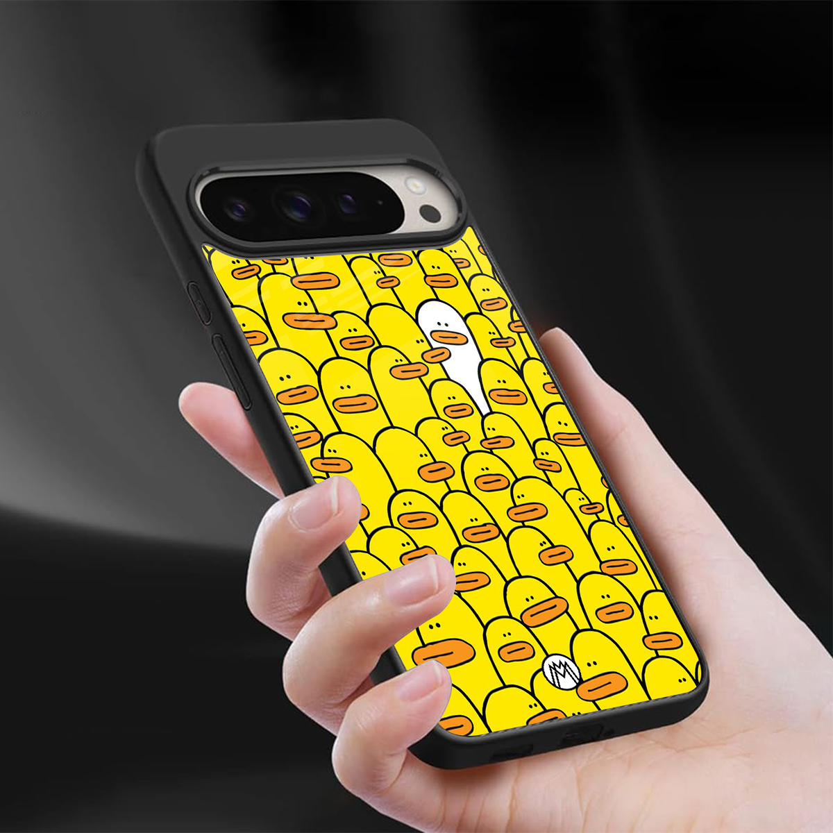 brian the duck back phone cover | glass case for google pixel 9 pro xl