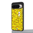 brian the duck back phone cover | glass case for google pixel 9 pro xl