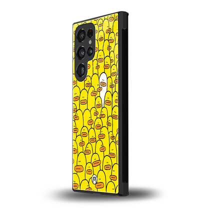brian the duck back phone cover | glass case for samsung galaxy s24 ultra