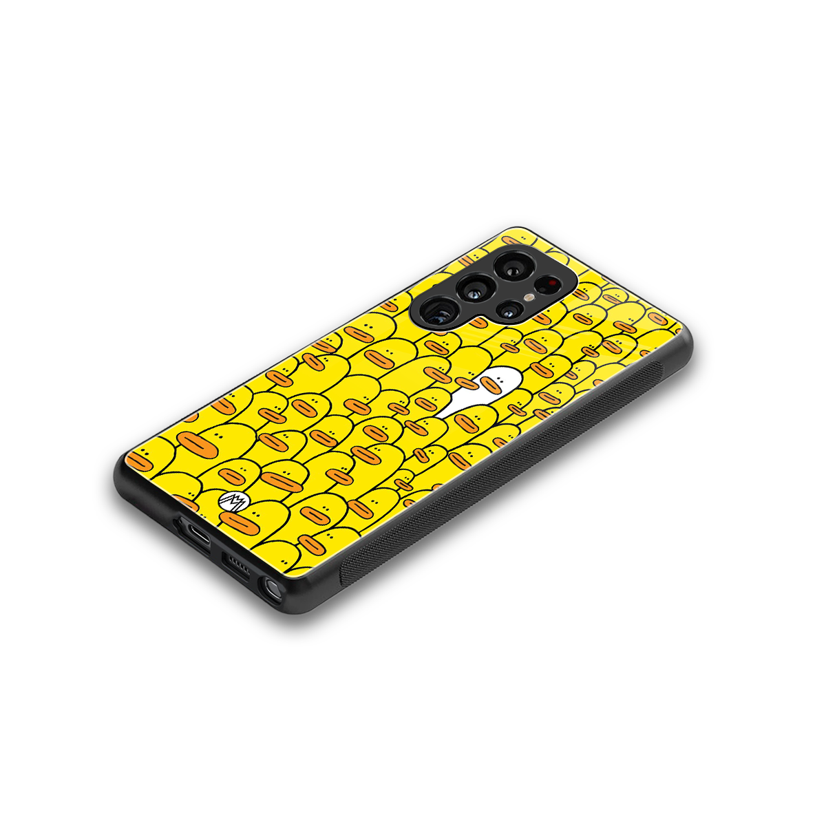 brian the duck back phone cover | glass case for samsung galaxy s25 ultra