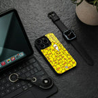 brian the duck back phone cover | glass case for iphone 15 plus