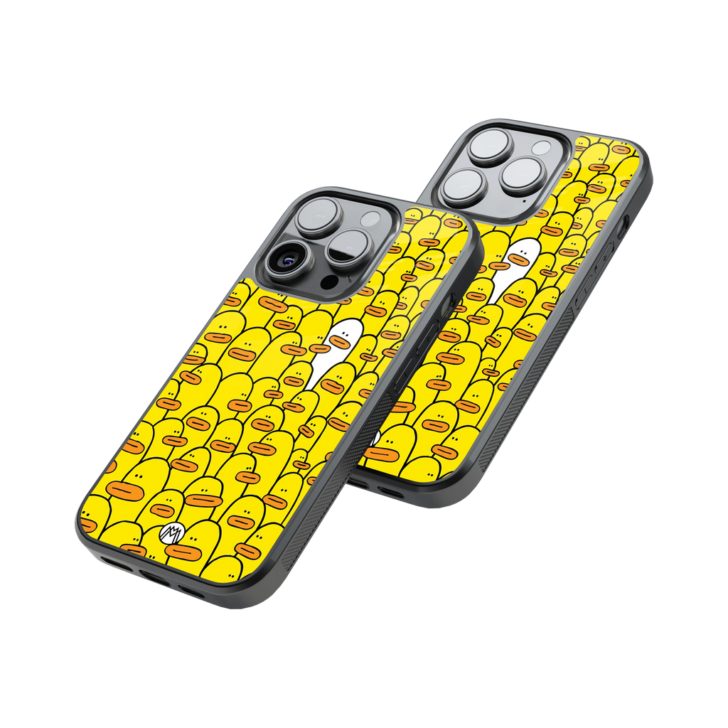 Protective Glass Back Phone Case Compatible with iPhone, Samsung, OnePlus, Pixel & More