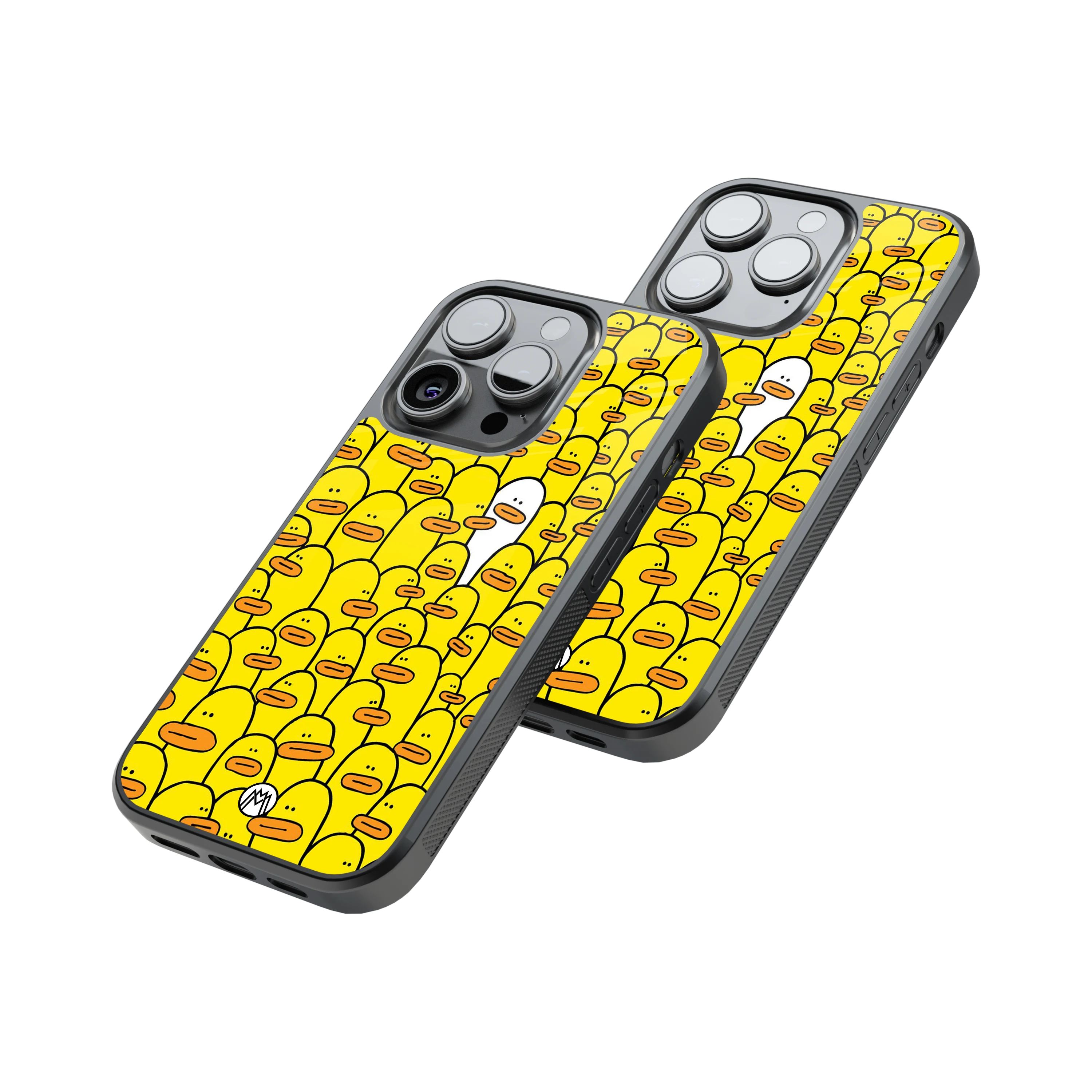 Protective Glass Back Phone Case Compatible with iPhone, Samsung, OnePlus, Pixel & More