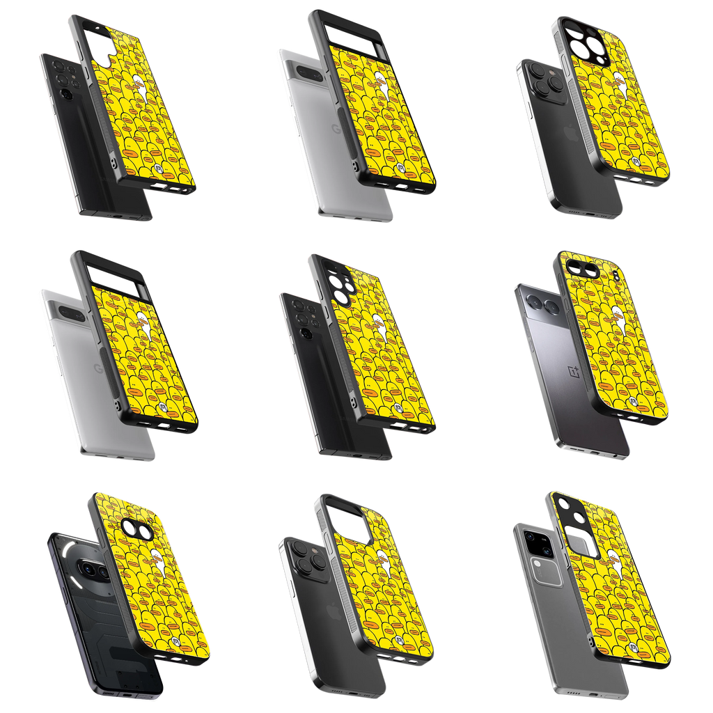 Durable Glass Back Mobile Case for iPhone, Samsung, OnePlus, Google Pixel, Redmi, Vivo, Oppo